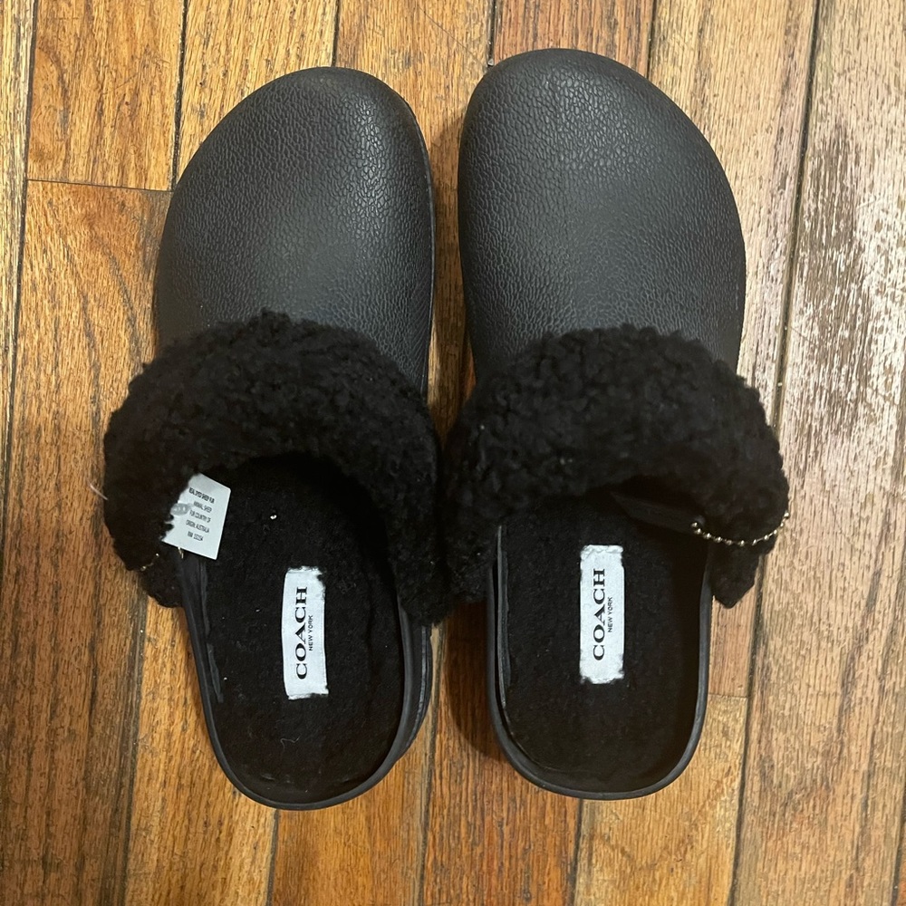 Coach Lola Clog lined size 6. Original Price $150
